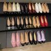 Klassische Designer-Kleiderschuhe für Damen, Frühling und Herbst, Ballerinas aus 100 % Rindsleder, Tanzschuhe, modische Damen-Ballerinas, flache Bootsschuhe, Sandale, Damenmarke, Leder, faule Slipper