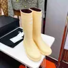 2023 Luxury Design Channel Rain Boot Elegant Perfect Cool Girl In Autumn Winter Alphabet Instant Casual Boots 23.12.8