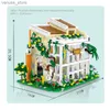 Blocchi 1506 pezzi City Street View Sunshine Parco ecologico Casa Modello Building Blocks LED Architettura leggera Mattoni Giocattoli per bambini Regali R231208