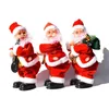 Fournitures de jouets de Noël Poupées en peluche Cadeau de Noël Électrique Danse musicale Chantant Jouets du Père Noël Twerking Poupée Fête Décoration de Noël pour enfants Cadeaux 231208