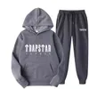 Sweatshirts 5A New Men's Trapstar Tracksuit Embroidery Shooter Warm Women's Y2k Hoodie Designer Long Sleeve Hooded Pullover with Pants 2pcs