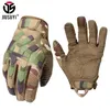Tactical Army Full Finger Gloves Touch Screen Military Paintball Airsoft Combat Rubber Protective Glove Anti-Scid Men Women New 20181Z