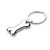 Sleutelhangers Schattige Hond Bot Sleutelhanger Mode Legering Charms Huisdier Hangende Tags Ring Voor Mannen Vrouwen Gift Auto Sleutelhanger JewelryKeychains249A