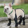 Dog Apparel Boots With Suspenders Waterproof Shoes Protectors Adjustable Pet Clothing Booties For Winter Outdoor Supplies