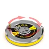 テープメジャーステンレス鋼ラウンドスチールルーラー20/30/50mポータブルエンジニアリング測定ディスクルーラーが隠されたロッカー炭素鋼テープ231207