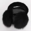 Ear Muffs 2023 Lady Natural Real Fur Earmuffs Winter Women Warm Plush Big Earmuff Russian Fluffy With Mink Earlap 231208