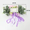 Decorative Flowers Wreaths Artificial Flower Wedding Car Deco Kit Romantic Fake Rose Floral Valentine's Day Party Festival Decorative Supply Marriage Props 231207