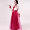Etniska kläder 2023 Traditionell koreansk vintage klänning Hanbok Fairy Stage Performance Ancient Folk Dance Suit Chiffon Banket Evening
