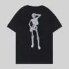 Grille Hommes T-shirts Tshirt Designer Femmes High Street Mode Pur Coton Tissu et Même Coupe Ample Sport Jogging Par