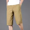 Men's Pants Capris Summer Thin Cargo Large Beach Casual Loose Man Shorts Yoga For Men Apparel