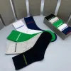 2023 Designer Heren Dames Sokken Vijf Paar Luxe Sport Winter Mesh Letter Gedrukt Sok Borduren Katoen Man Met Doos