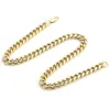 12mm Miami Trendy Hip Hop Made In China Stainless Steel Gold Chain Necklace Cuban Link Chain In Bulk For Men Jewelry