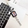 Bracelet de montre de créateur mignon et scintillant, bracelets intelligents pour Apple Watch Band Ultra 38mm 42mm 44mm 45mm iwatch Band Series 8 9 4 5 6 7, bracelet de montre en alliage de zinc