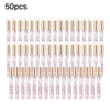 Pincéis de maquiagem 50/100pcs Escovas de limpeza de cílios para extensões de cílios Glitter Lash Shampoo Escovas Nariz Poros Escovas de limpeza 231202