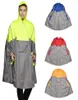 QIAN Poncho antipioggia con cappuccio Impermeabile per bicicletta Giacca da ciclismo per uomo Donna Adulto Copertura antipioggia Pesca Arrampicata 2011106496004