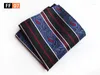 Bow Ties Fashion Textured Print Silk Handkakor 25 cm för Man Party Business Office Wedding Presenttillbehör Fickor Square