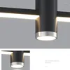 Hänglampor avancerade minimalistisk linjesupphängning ljuskrona kök matbord restaurang dekoration led spot glansbelysning
