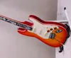 Custom Shop Stevie Ray Vaughan SRV Number One Hamiltone Cherry Sunburst Electric Guitar Bookmatched Curly Maple Top Flame Ma 258
