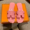 Designer senhora chinelos sandália de couro mesmo estilo para mulheres slides verão outwear slides clássicos luxo floral praia chinelo sandálias planas sapatos femininos genuínos