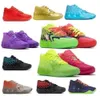 Dh 2023 Lamelo Ball Mb 01 02 Sapatos de Basquete Vermelho Verde e Galáxia Roxo Azul Cinza Preto Rainha Buzz Melo Sapato Trainner Sneakers