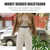 Waist Support Waistband Decor Prank Prop Money Hidden Supply Mens Belt Portable Travel Stash Nylon Women Bag