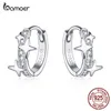 Hoop Huggie Small Hoop Earrings Gold Huggie 925 Sterling Silver Clear CZ Universe Galaxy Earrings For Girl Gifts Jewelry BSE076 231207