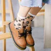 Women Socks 3 Pairs Transparent Sexy Leopard Glass Silk Breathable Mesh Summer Thin Female Middle Tube Scks