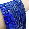 Loose Gemstones Square Natural Stone Beads Jade Lapis Lazuli India Agate Labradorite For Jewelry Making DIY Bracelet Necklace Charms 4/6/8MM