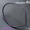 Badminton String Professional Max 30 funtów 4U VSHAPE RACKET STRUNG PEŁNY RACQUET Ofensywna z włókna węglowego z 231208