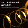 Cordões Slings e Webbing Cordas de Luz Armazenáveis Acampamento TypeC Carregamento À Prova D 'Água Tenda Iluminação Lâmpada Cinto Decoração Ambiente Ao Ar Livre LED 231208