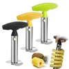 Edelstahl Ananas Schäler Obst Schneiden Werkzeug Obst Corer Slicer Cutter Peel Ananas Messer Küche Utensil T9I002513