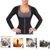 Newlin Women s Sweatshirt Spa Shirt Slimming Jacket Viktminskning Lumbal Coach Slim Fit Corset