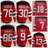 Hockey masculin 13 Nico Hischier Jerseys Ice 7 Dougie Hamilton 30 Martin Brodeur 76 PK Subban 86 Jack Hughes 63 Jesper Bratt Taylor Hall Reverse 6