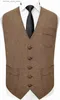 Gilet da uomo Gilet da uomo con scollo a V a spina di pesce in tweed Gilet da lavoro per matrimonio Gilet da uomo Groomman Abbigliamento Giacca vittoriana Steampunk Q231208