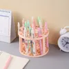 Storage Boxes Eyebrow Pencil Holder Plastic Durable Supplies Makeup Brush Shelf Circular Creative Tool Organizer Rack