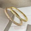 Luxe hartarmband gouden armband ontwerper Diamanten armbanden voor vrouwen Snake Dames designer sieraden Roestvrij stalen heren damesarmband Kmvu