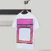 T-shirts pour hommes Off W Summer Femmes Designers à manches courtes Mode Mens Designer T-shirt T-shirts Tops Tshirt Vêtements Offs Blanc Noir Col rond Coton S XL HHAA