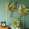 Dekorativa blommor Artificial Leaf Plant Floral Tree Branch Green Wedding Home Decor for Decoration Party Decorations