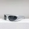 نظارة شمسية Y2K الرياضية الشرير مصمم مربع مربع رجال العلامة التجارية الفاخرة Sun Glasses UV400 ملونة مرآة الأزياء النظارات 231208