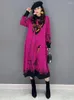 Robes décontractées XITAO lâche à manches longues robe à tricoter mode contraste couleur patchwork papillon élégant femmes automne tendance HQQ1639