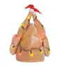 Thanksgiving Party Turkey Hats Plush Lighted Turkey Leg Head Carnival Decorations for Adult BJ