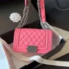 2024 Classic Diamond Quilted Le Boy Flap Bag Luxury Sheepskin Shoulder Crossbody Bags Silvergoldh Ardwarec Hainb Agw Omens Quareh andbagso Utdoors Acochep Uchanne