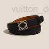 Belts Designer Vintage high-end smooth buckle head long nail square butterfly light luxury single replacement belt C7TC