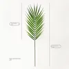 Decorative Flowers 1 Pcs Large Artificial Plants Palm Tree Tropical Branch Plastic Fake Leaves Green Christmas Home Garden Room Decor