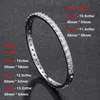 Chain EWYA Real GRA Certified D Color 4mm 0.3CT Full Bangle Bracelet for Woman Party S925 Sterling Silver Diamond Bracelets 231208