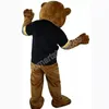 Nyaste Brown Bear Mascot Costume Carnival Unisex Outfit Christmas Birthday Party Outdoor Festival Dress Up Premotion Rekvisita Holiday Celebration