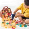 Tools Workshop Kinder Elektrobohrer Werkzeugkasten Bohrer Spiele Werkzeug Spielzeug für Jungen 4 6 Jahre alt Montessori Schraubenpuzzle Kind Rollenspielspielzeug Geschenk 231207