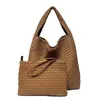 Venetaabottegaa Handbag 2023 Large Single Wrist Woven Small Cabbage Basket Women's Bag Large Capacity Mother and Child Bag Tote Bag Fashion One Shoulder