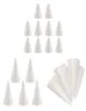 Party Decoration 20pcsset White Creative Styrofoam Foam Ornament Cone Shape DIY CRAFT7975680