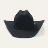 Wide Brim Hats Bucket fashion selling western curved brim cowboy hat pure color wool felt 231208